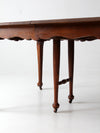 antique Queen Anne style dining table