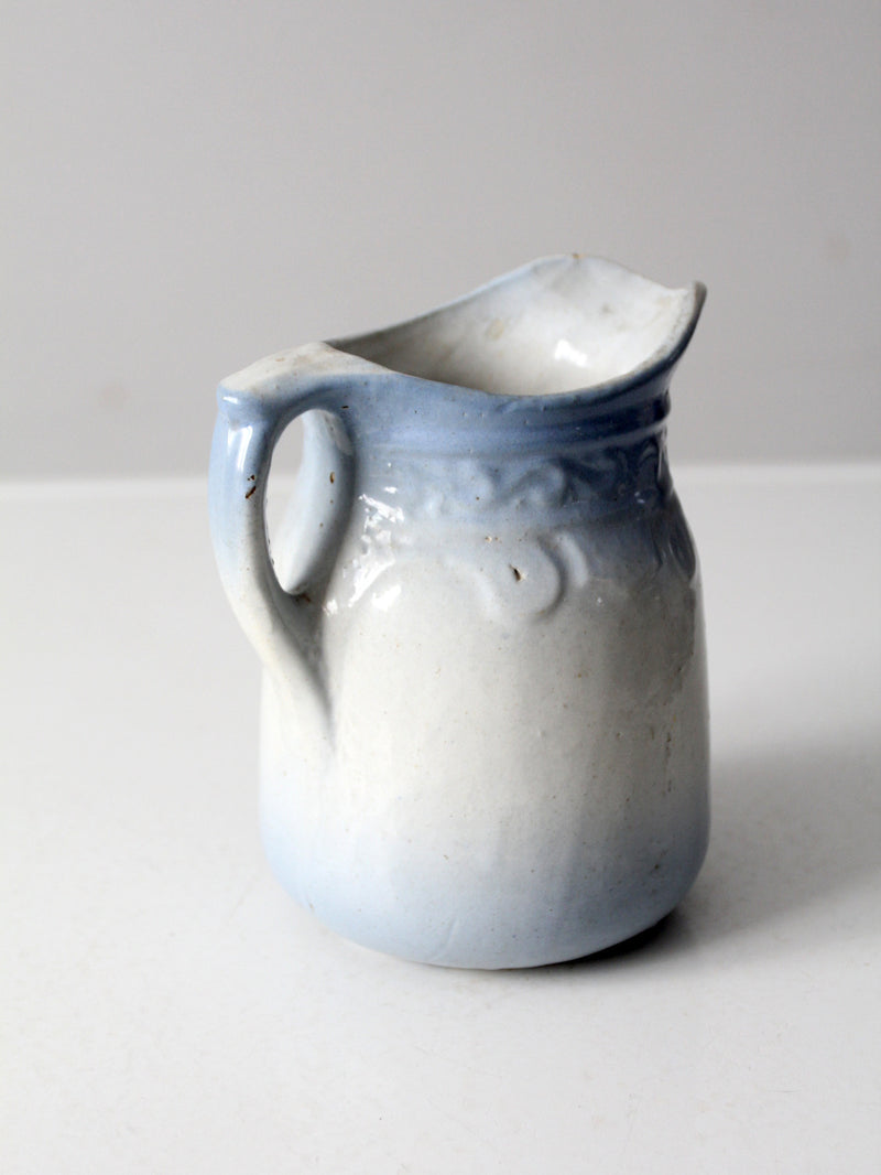 antique salt glaze pitcher