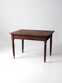 antique farmhouse dining table