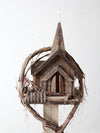 vintage folk art bird house