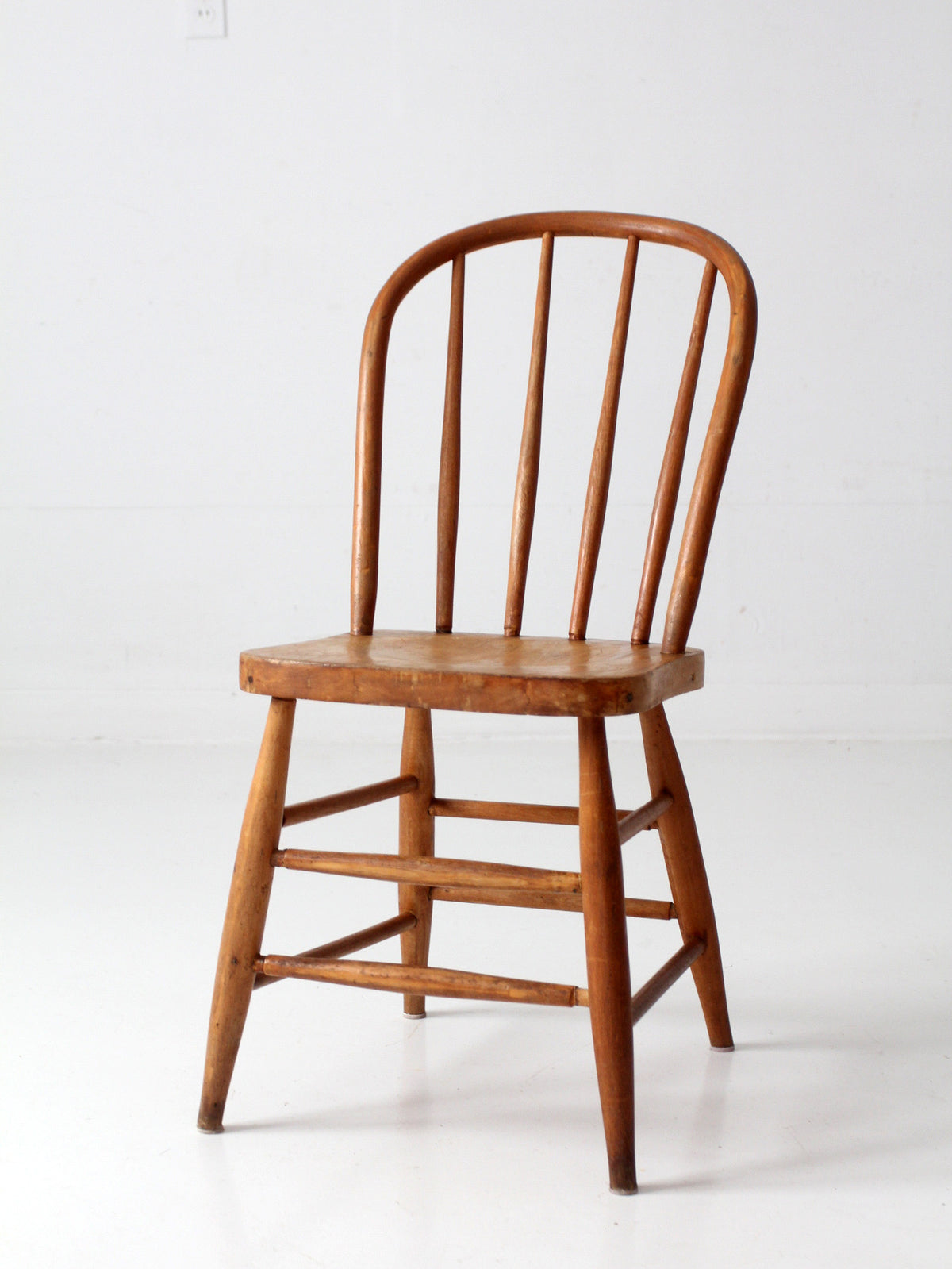 antique Windsor back farmhouse chair