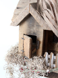 vintage folk art bird house