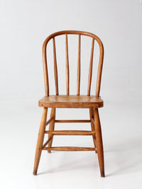 antique Windsor back farmhouse chair