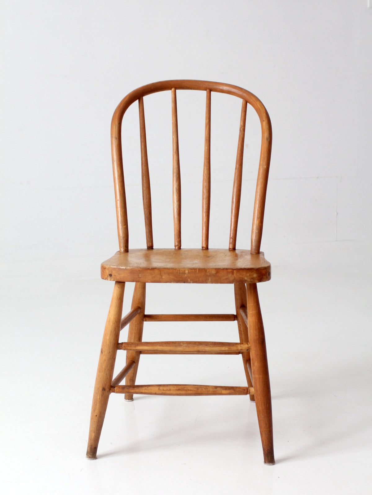 antique Windsor back farmhouse chair