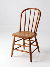 antique Windsor back farmhouse chair