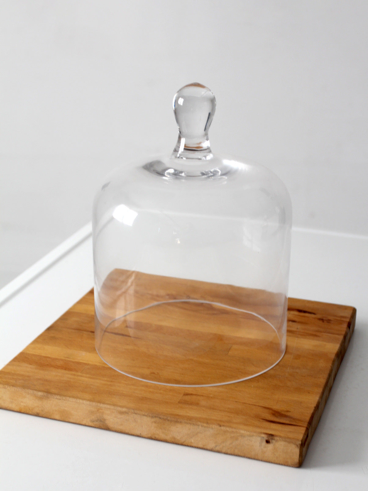vintage glass cloche