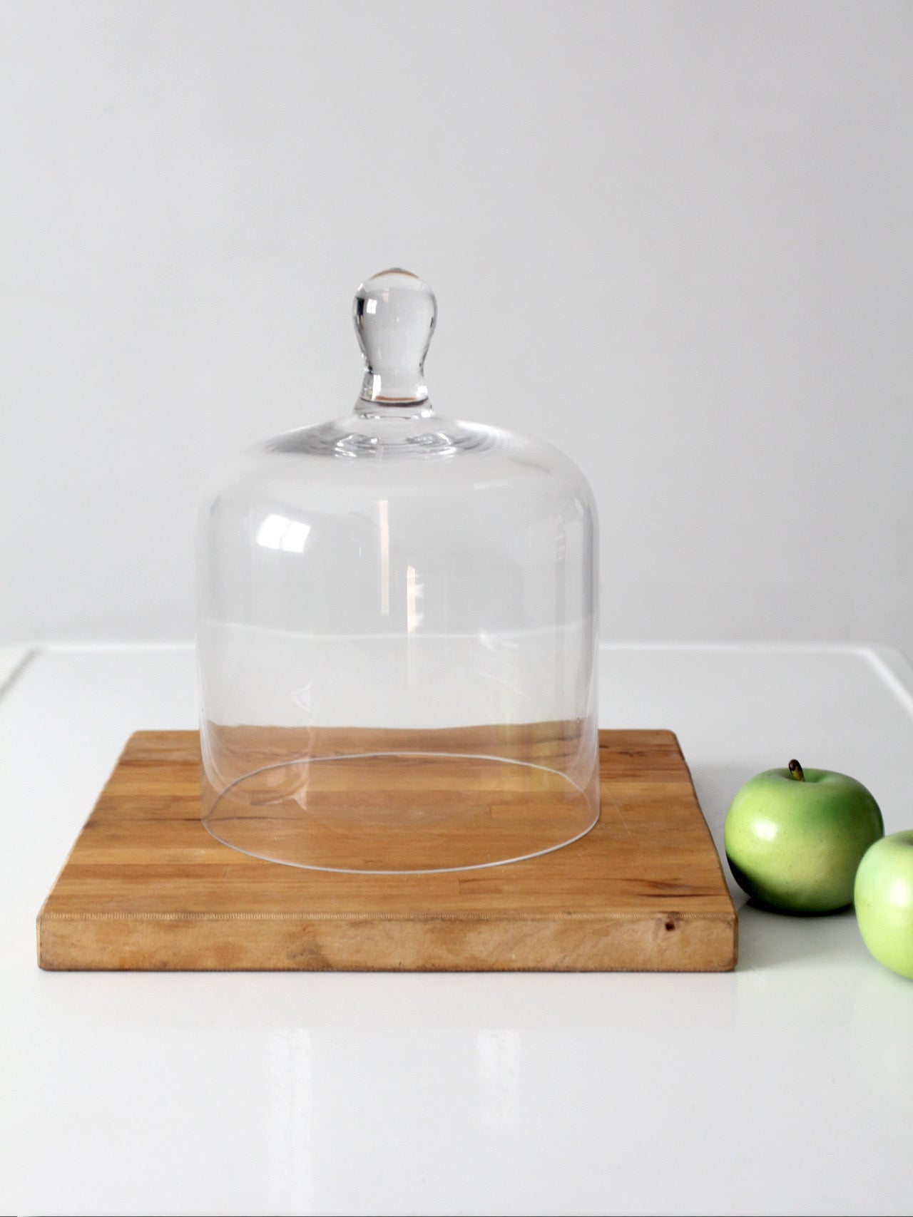 vintage glass cloche