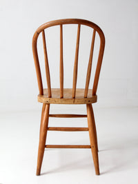 antique Windsor back farmhouse chair