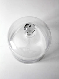 vintage glass cloche