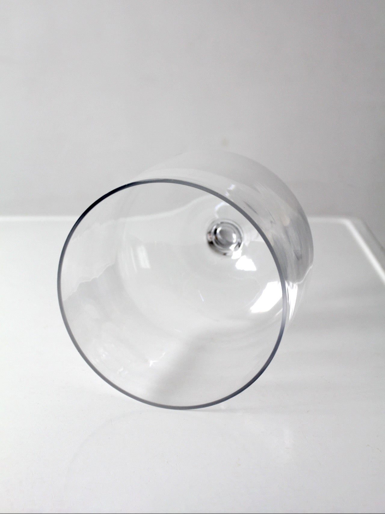 vintage glass cloche