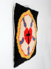 mid-century folk art Luther Rose wall hanging