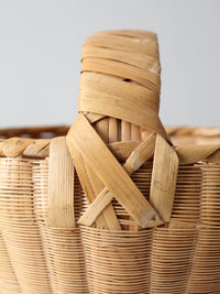 vintage hand woven basket