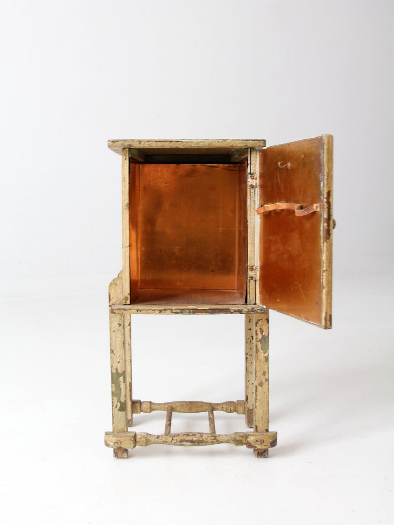 antique humidor cabinet