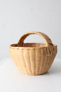 vintage hand woven basket