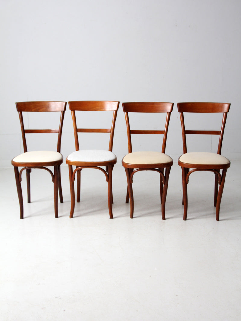antique bentwood chairs set of 4