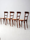 antique bentwood chairs set of 4