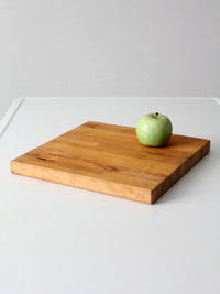 vintage handmade wood cutting board