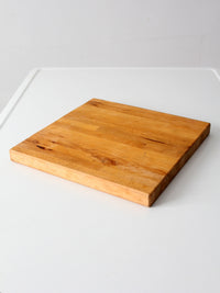 vintage handmade wood cutting board