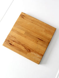 vintage handmade wood cutting board