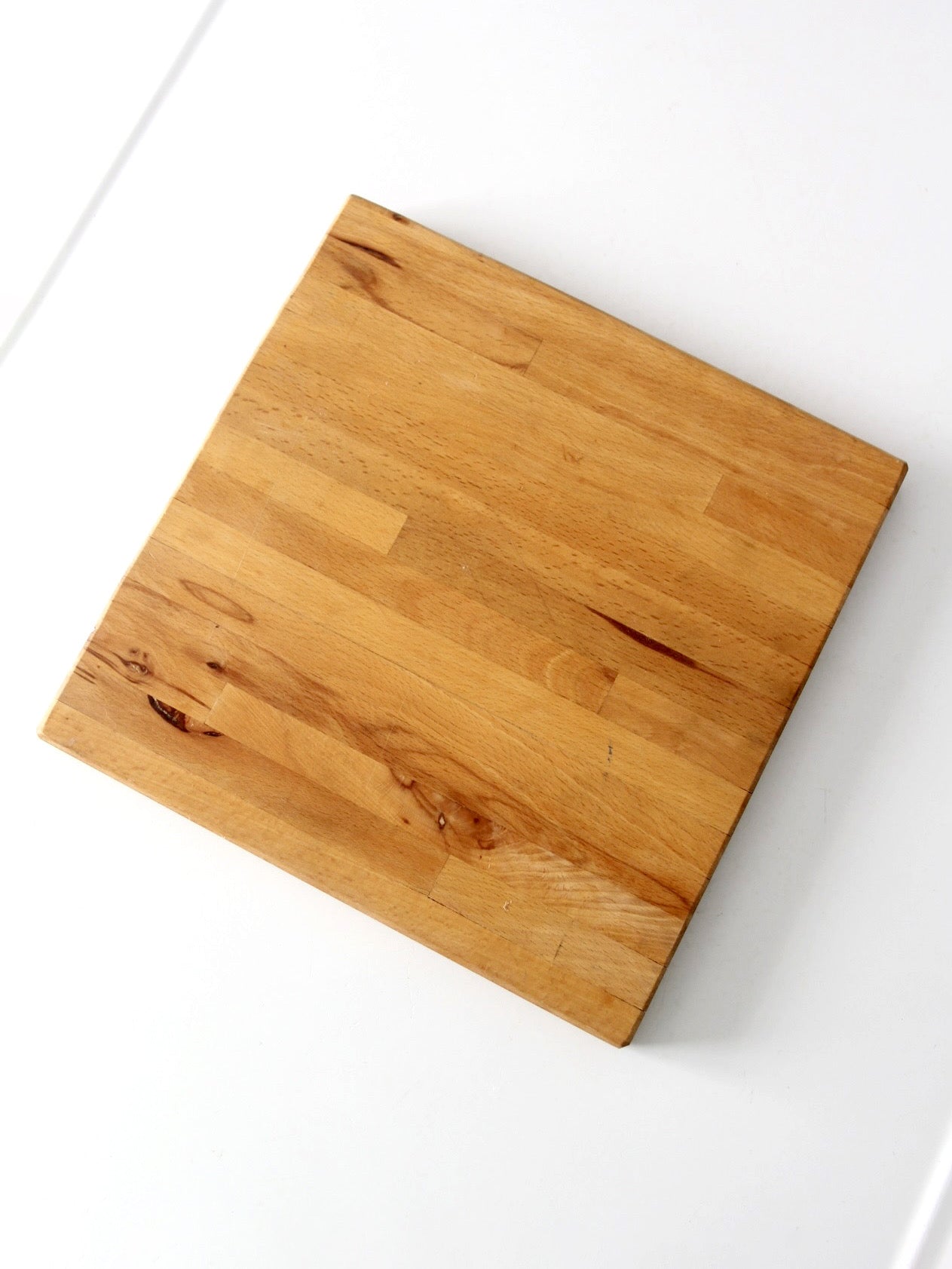 vintage handmade wood cutting board