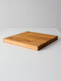 vintage handmade wood cutting board