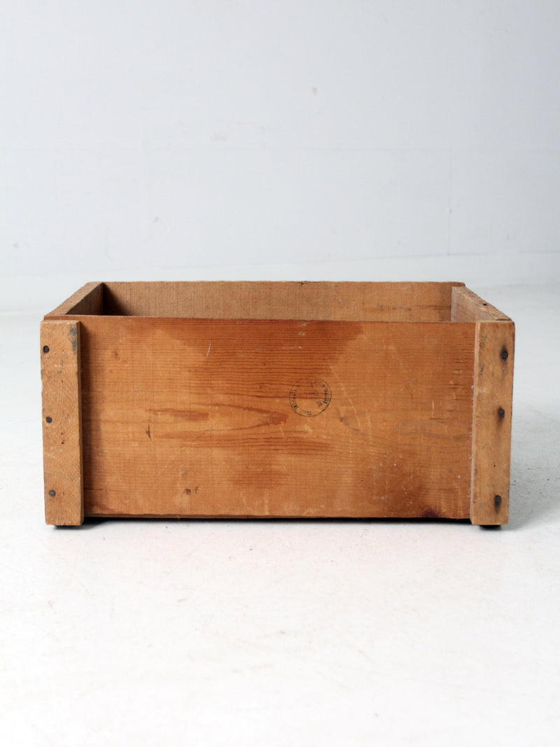 vintage Placerville Fruit crate