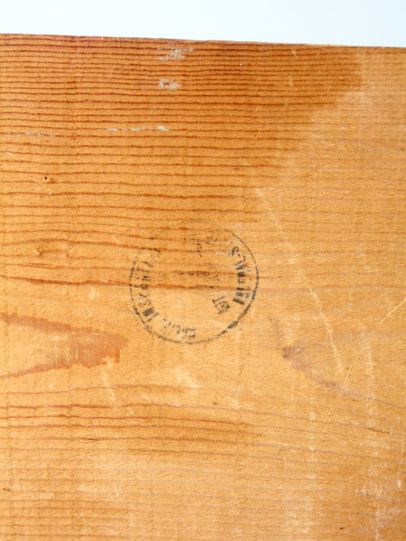 vintage Placerville Fruit crate