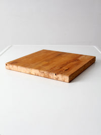 vintage handmade wood cutting board