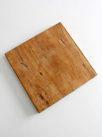 vintage handmade wood cutting board
