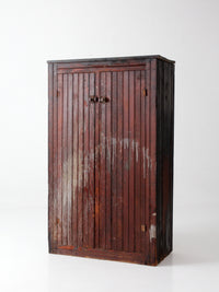antique primitive cupboard cabinet