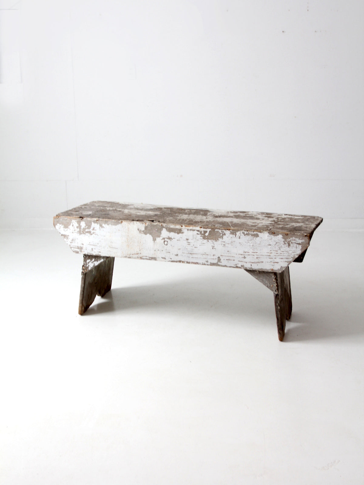 antique primitive farmhouse bench