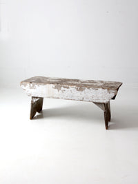 antique primitive farmhouse bench