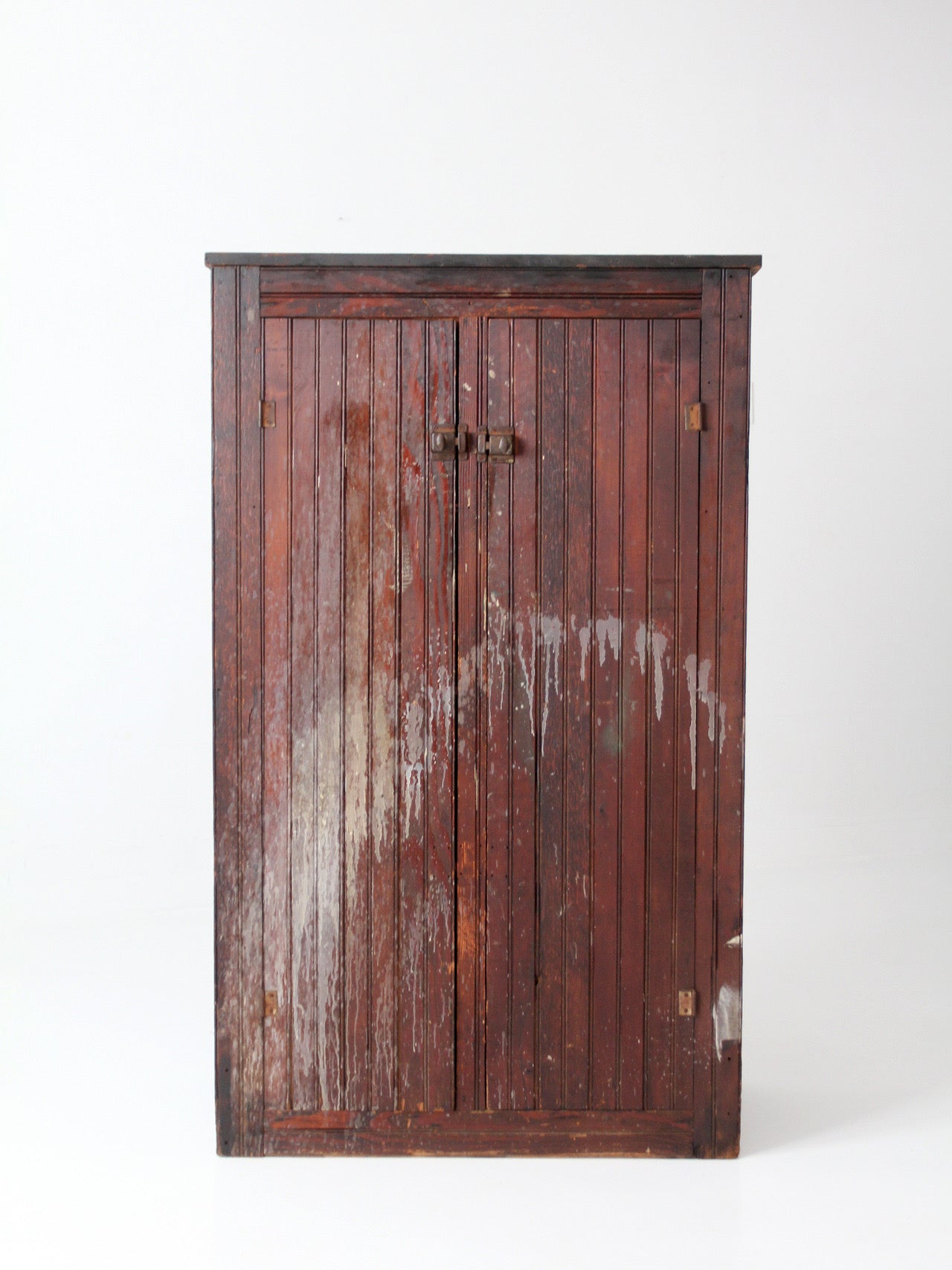 antique primitive cupboard cabinet