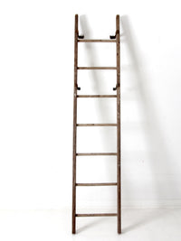 antique wood picking ladder