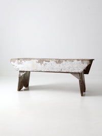 antique primitive farmhouse bench