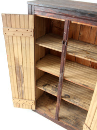 antique primitive cupboard cabinet