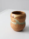 vintage studio pottery vase