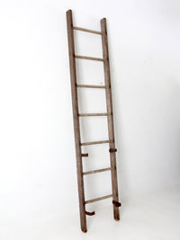 antique wood picking ladder