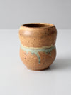 vintage studio pottery vase