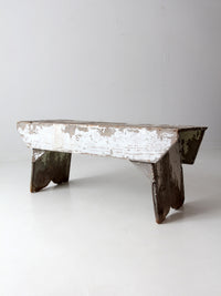 antique primitive farmhouse bench