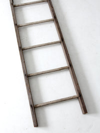 antique wood picking ladder