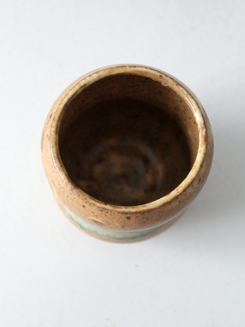 vintage studio pottery vase