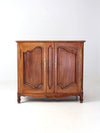 vintage French Louis XV Style cabinet with drawer interior