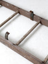 antique wood picking ladder