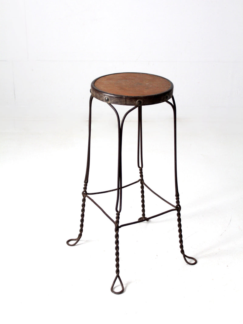 antique ice cream parlor stool