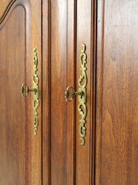 vintage French Louis XV Style cabinet with drawer interior