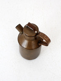 antique copper creamer with lid
