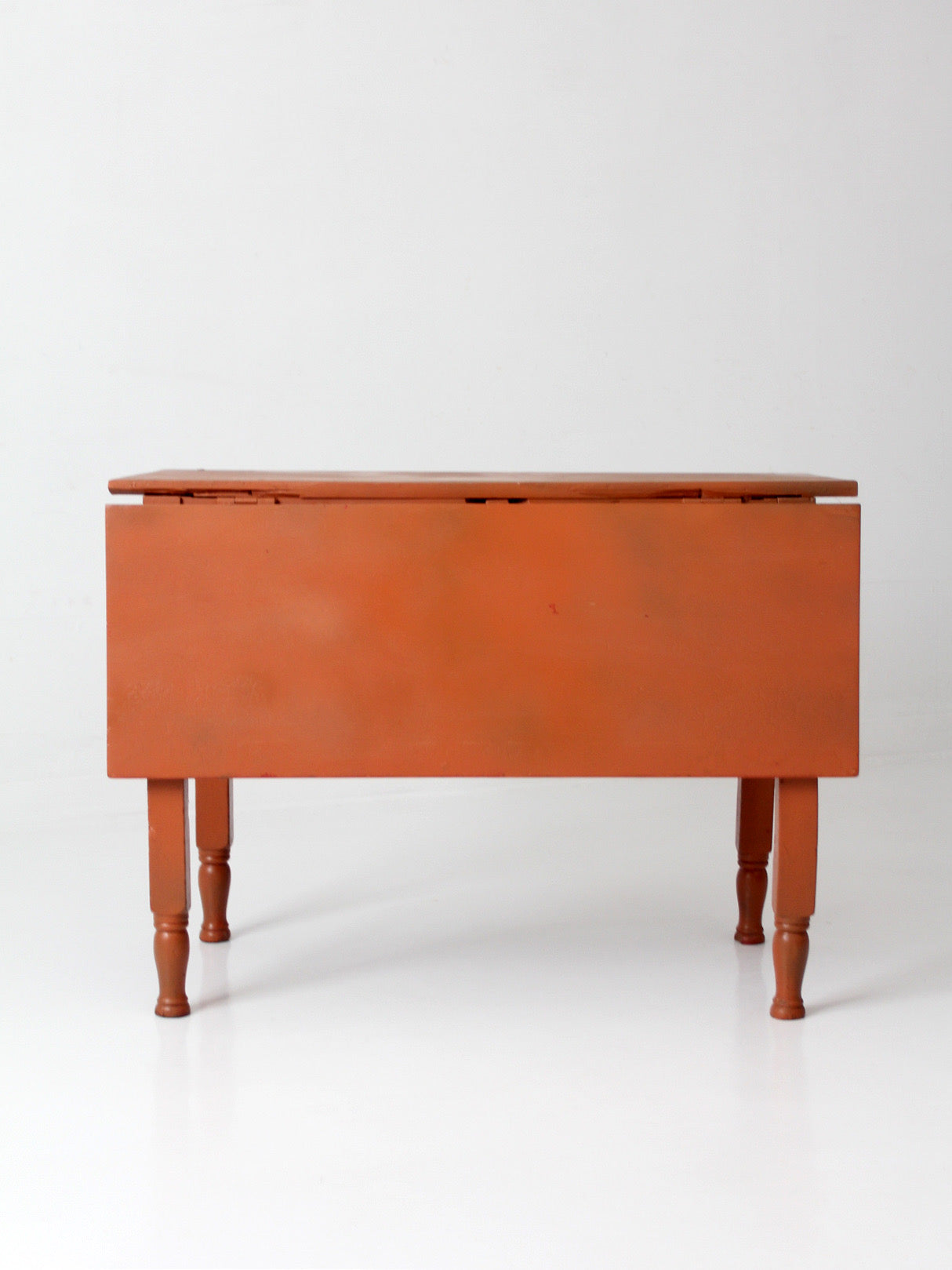 antique painted drop leaf table