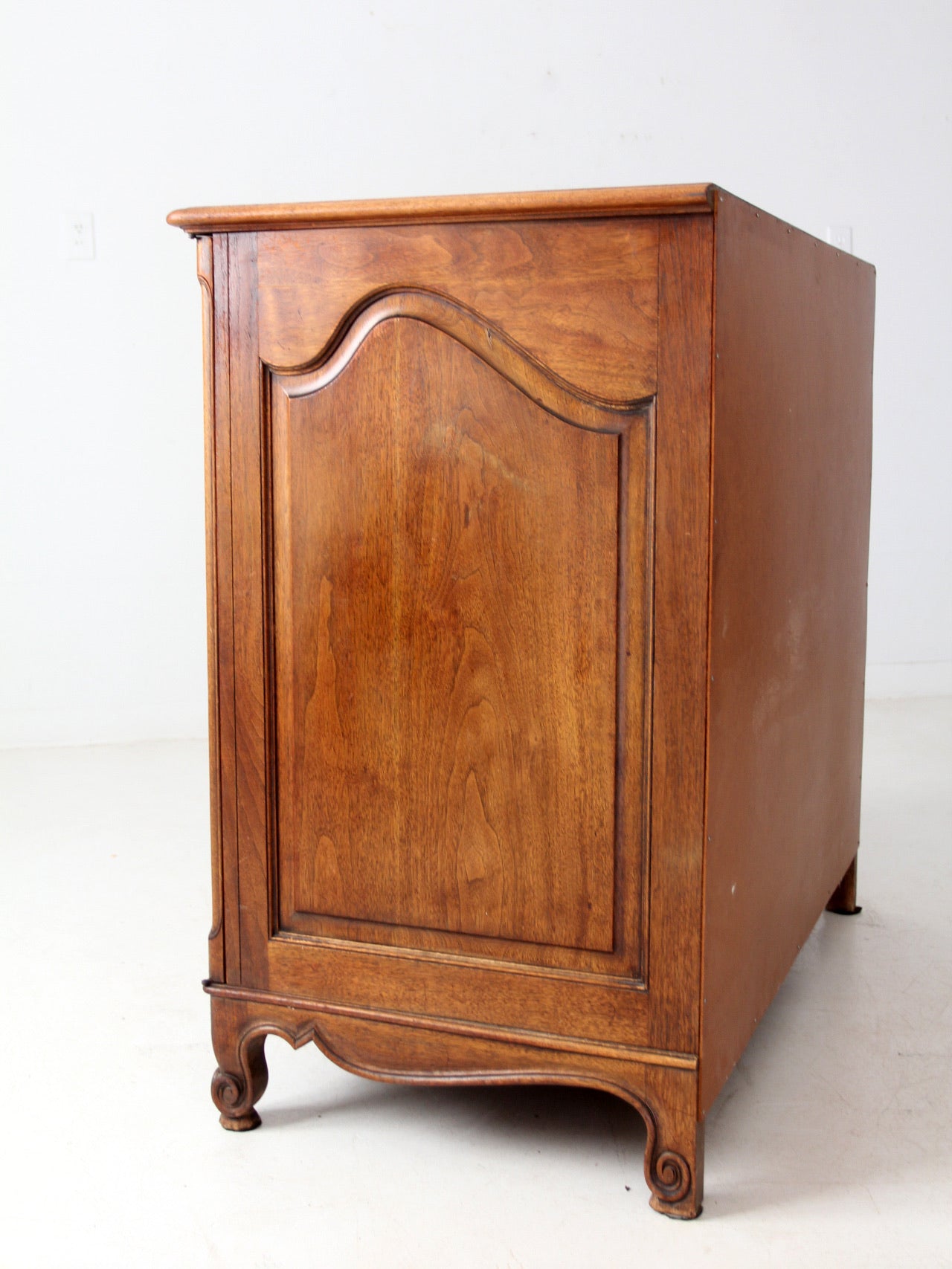 vintage French Louis XV Style cabinet with drawer interior