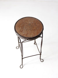 antique ice cream parlor stool